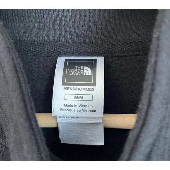 The North Face Full Zip Sweatshirt Jacket Fleece Shacket Black Medium M - Picture 3 of 6